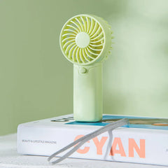 2024 Cute Mini Fan Portable Handheld Fan Lightweight Handy Fan Pocket Size Low Noise Small Electric Fan Student Gift Outdoor Fan
