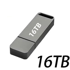 New 16TB Flash Drive USB 3.2 High Speed Transfer Type C U Metal Flash SSD Portable Mini Flash Drive Memory Waterproof U Drive