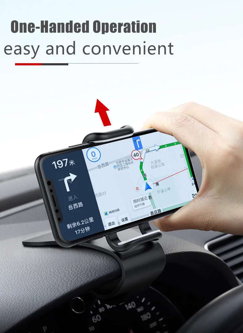 360 Rotatable Car Phone Holder Universal Cell Phone Stands Car Rack Dashboard Support for Auto Grip Mobile Phone Fixed Bracket