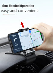 360 Rotatable Car Phone Holder Universal Cell Phone Stands Car Rack Dashboard Support for Auto Grip Mobile Phone Fixed Bracket
