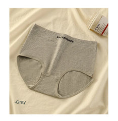 3PCS/set Color Panties Cotton Women Comfortable High-waist Underwear Soft Lingerie Breathable Female Panty Fitness Sports Briefs