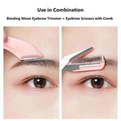 Eyebrow Trimming Knife Eyebrow Face Razor For Women Professional Eyebrow Scissors With Comb Brow Trimmer Scraper Accesso