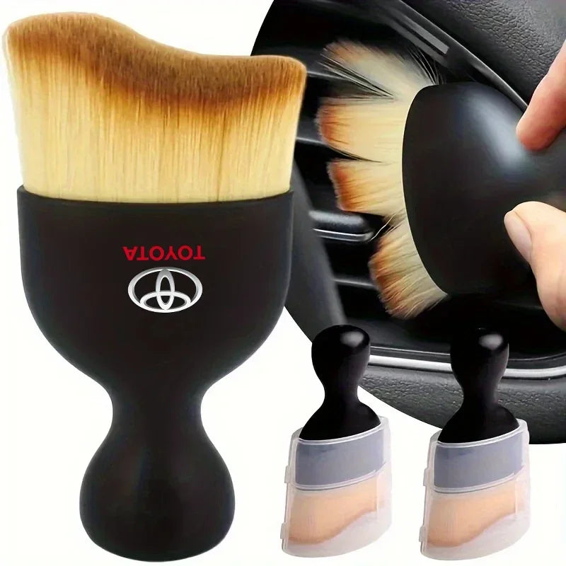 Car Interior Dust Sweeping Soft Brush Car Washing Tool For Toyota Corolla Yaris Chr Auris RAV4 Land Cruiser Camry Prado Vitz