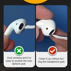 3IN1 Portable Cleaning Pen Headphones Mobile Phone Tablet Dust Dirt Clean Tool For iPhone Xiaomi HUAWEI Samsung Earphone Cleaner