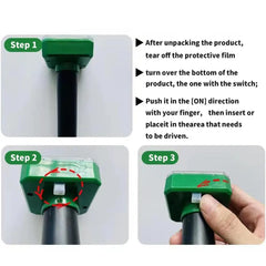 Solar Ultrasonic Rat Repellent Cat Repellent Ultrasonic Outdoor Long-lasting Anti-cat Meowing Solar Electronic Repeller ABS