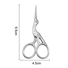 1pc European-style Makeup Scissors 9CM Compact Stainless Steel Small Professional Eyebrow Nose Hair Cut Manicure Nail Tools