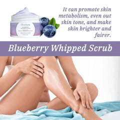 Blueberry Body Scrub -Exfoliate Skin, Brighten Complexion,Reduce Dark Spots,Soothe Skin,Promote Metabolism,Even Skin Tone, 100g