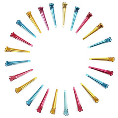 A Box Of  Mini Barber Clips: Heat-Resistant Metal Hairpins for DIY Coloring, Professional Salon & Home Haircut Styling Tools