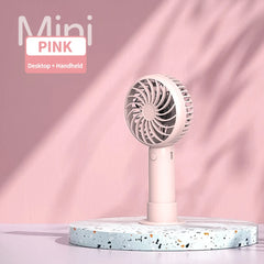1200mAh Mini Portable FansHandheld USB Rechargeable Quiet Handheld FanAir cooler Outdoor Travel Hand Fans ventilation Fan