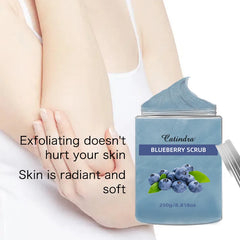 Catindra Blueberry Body Scrub Cleansing Exfoliator Removes Dark Spots Melanin Moisturizing Skin Care Exfoliating Scrubs