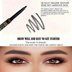 3pcs Long-Lasting Waterproof Black Eyeliner Pencils - Smudge & Sweat Proof for Bold Eye Makeup, Perfect Gift