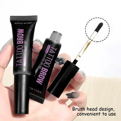 3D Peel-Off Eyebrow Gel Tint, Waterproof Tattoo Cream, Long-Lasting Dye, Natural Brow Shaping, Unisex, Safe for All Skin Types