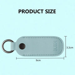 Leather U Disk Pouch Key Ring Holder USB Flash Drive Storage Bag Pendrive Protective Cover Memory Stick Case