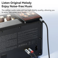 كابل صوت Toocki RCA مقاس 3.5 مم ذكر إلى كابل مكبر صوت 2RCA مقسم ذكر سلك AUX 2 RCA مقبس لصندوق التلفزيون ومكبر الصوت ومشغل DVD سلك