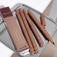 Gege Bear Liquid Eyeliner Pen Waterproof, Smudge-proof, Fast and Precise Makeup, Quick and Smooth Drying