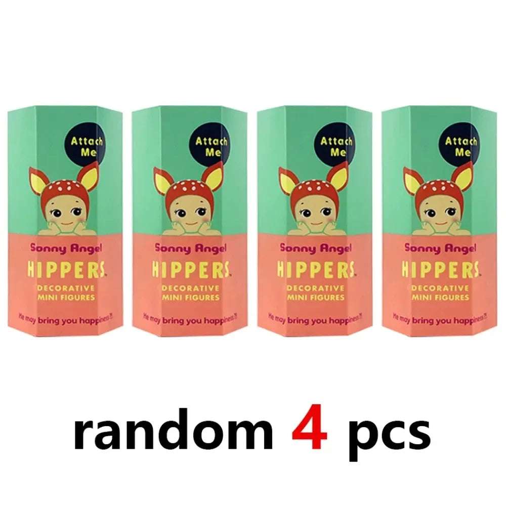 Angel Hippers Animal Blind Box Series Trendy Car Mobile Phone Ornaments Dumplings ChildrenS  Surprise Blind Box Toy Accessories
