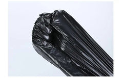 100PCS Black Vest Plastic Bag Kitchen Living Room Clean Garbage Storage Bag Takeaway Shopping Packing Garbage with Handle Bag