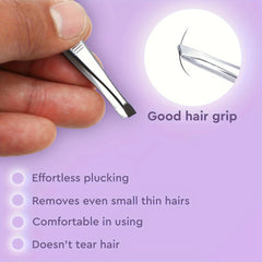 3/5/12Pcs Stainless Steel Tweezers Ingrown Hairs - Precision Tweezers for Fine Hair Remover for Women Eyebrow Tweezers for Wome
