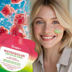 Watermelon Cool Scrub Cream Clean Exfoliating Scrub Flavored Cream Refreshing Frosted Cream Watermelon Scrub Fruit Moisturi O8S2