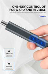 Cordless Electric Screwdriver Set 12/39/50 in 1 Precision Power Tool Magnetic Screw Driver Bit Fast Charging Repair Tool Kit