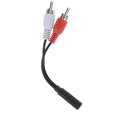 3.5mm Audio Aux Socket pole  male female Jack Plug To 2RCA 3 RCA male female Adapter 3RCA Audio video AV Cable Wire Cord