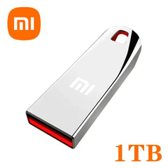 محرك أقراص فلاش USB 3.2 معدني عالي السرعة من شاومي بسعة 2 تيرابايت و512 جيجابايت و1 تيرابايت ومحرك أقراص USB محمول مقاوم للماء