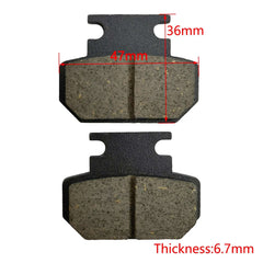 Brake Pad Of Citycoco Electric Bike Electric Scooter Chinese Halei Scooter Spare Parts Front And Rear Brake Pad Brake Caliper