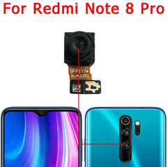 Front and Rear Back Camera For Xiaomi Redmi Note 8 Pro Main Facing Camera Module Flex Cable Replacement Spare Parts