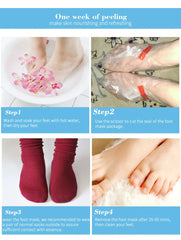 Feet Exfoliating Foot Masks Pedicure Socks Exfoliation Scrub for Feet Mask Pedicure Stone Foot Peeling Mask For Foot Spa