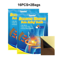 8/16pcs Sciatica Nerve Patches Lumbar Herniated Disc Piriformis Hip Joint Sprain Relief Sticker Muscle Joints Medical Care Patch