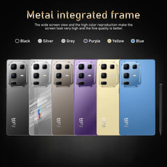 هاتف Global Vision S25 Ultra الذكي بنظام أندرويد 4100 مللي أمبير/ساعة وذاكرة وصول عشوائي (RAM) سعة 8 جيجابايت وذاكرة قراءة فقط سعة 256 جيجابايت وشاشة 6.8 بوصة ودقة 720x1600HD بدقة 16+32 ميجابكسل وشبكة 4G و5G