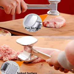 Meat Tenderizer Hammer Mallet Tool for Pounding Beef Steak Chicken Pork Stainless Steel Meat Hammer Kitchen Tool