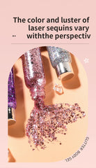 Eye Glitter Nail Hair Body Face Gel Art Waterproof High Gloss Glitter Body Multifunctional Makeup Decoration Party Festival