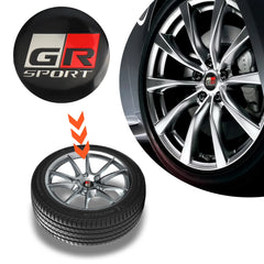 56mm Car Aluminum Logo Wheel Center Hub Cap Badge Sticker Accessories For Toyota Prado Aqua Hilux Prius Rav4 Camry TRD Venza GR
