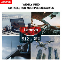 New Original Lenovo Micro SD Card 2TB 1TB 512GB High Speed Memory Card 256GB 128GB Class TF Card for Drone Equipment Audio PC