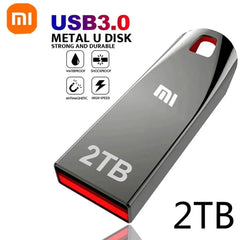 2TB Metal Usb 3.0 Flash Drives High Speed Pendrive 1TB 512GB Usb Drive Portable SSD Memoria Usb Flash Disk TYPE-C Adapter