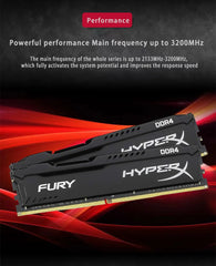 HyperX DDR4 Ram 8GB 16GB 32GB 3600MHz 3200MHz 2666MHz 2400MHz 2133MHz DRAM DIMM Memory 288pin White Ram 8GB 16GB 32GB 3600MHz