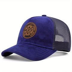 قبعة بيسبول صيفية شبكية للنساء والرجال من ENJOY LIFE مع رقعة حروف Snapback قبعة كاجوال قابلة للتنفس للجنسين قبعات سائقي الشاحنات في الشارع الهيب هوب