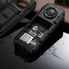 هاتف محمول متين M6000 GSM 2G Network 4 بطاقات SIM Magic Voice مقبس 3.5 مم شاشة 2.4 بوصة لوحة مفاتيح كبيرة هاتف محمول لكبار السن