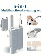 5-in-1 Cleaner Kit Laptop Screen Cleaner Kit Multifunctional Wireless Earphones Cleaning Tool For LPhone ChargingPort