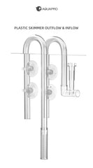 AQUAPRO Plastic Inflow Outflow Inlet Outlet Skimmer Lily Aquarium Accessories Tank Pipe Fish Water Filtro Fishbowl Akvarium
