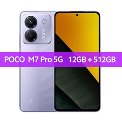 POCO M7 Pro 5G النسخة العالمية Dimensity 7025-Ultra 120Hz FHD+ شاشة AMOLED للعناية بالعين بطارية 5110mAh NFC