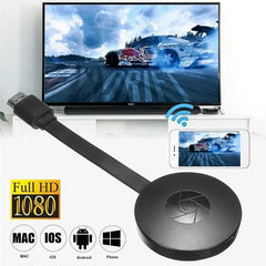 جهاز VIKEFON G2 بشاشة عرض MiraScreen بدقة 1080 بكسل، متوافق مع HDMI وواي فاي، دونجل Miracast محمول، متوافق مع شاشة التلفزيون المرآة