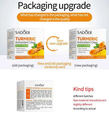 Turmeric Vitamin C Face Scrub Pore Minimizing, Skin Brightening Dead Cell Removal for Radiant Complexion