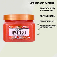 Hot Selling Tree Hot Blue Lagoon Shea Sugar Body Scrub Moisturizing Brightening Exfoliating HydratingMud For Face Body Use