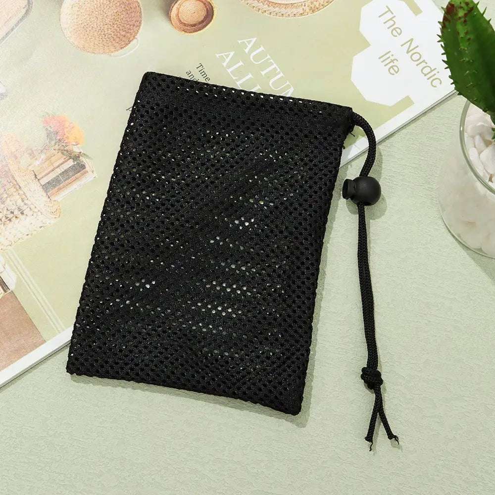 Durable Nylon Mesh Drawstring Bag Multi Purpose Outdoor Travel Stuff Sack Storage Bag Camping Bottle Pot Pan Carrier Pouch