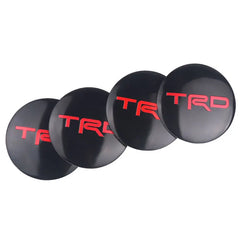 56/60mm Car Wheel Hub Center Cap Aluminum Metal Logo Stickers For Toyota Rav4 Corolla Camry Aqua Auris Cross Yaris TRD Prius GR