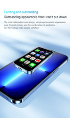 هاتف SOYES XS15 صغير الحجم فائق النحافة بشاشة 3.0 بوصة وذاكرة وصول عشوائي 2 جيجابايت وذاكرة قراءة فقط 16 جيجابايت ونظام تشغيل أندرويد 8.1 وشريحتي اتصال وبطاقة ذاكرة 3G وبطارية 1000 مللي أمبير في الساعة وواي فاي ونظام تحديد المواقع العالمي (GPS)