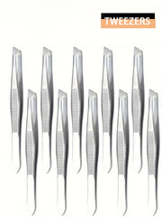 3/5/12Pcs Stainless Steel Tweezers Ingrown Hairs - Precision Tweezers for Fine Hair Remover for Women Eyebrow Tweezers for Wome