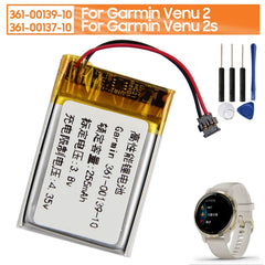 بطارية بديلة جديدة 361-00139-10 361-00137-10 لجهاز Garmin Venu 2 Garmin Venu 2s